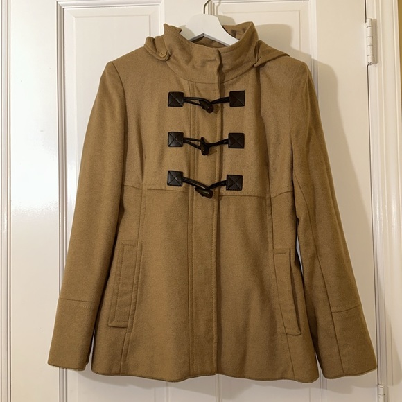 Michael Michael Kors Women’s Wool Jacket Coat Camel Brown - Picture 2 of 9